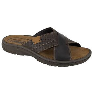 IMAC Mens Waxy Leather Sandals / Brown